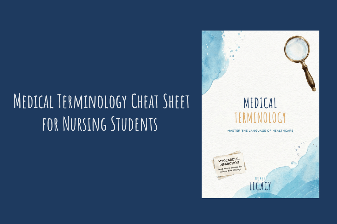 Medical Terminology Cheat Sheet