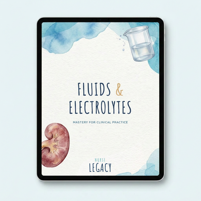 Fluids & Electrolytes Nursing Study Guide — NCLEX Prep | NurseLegacy